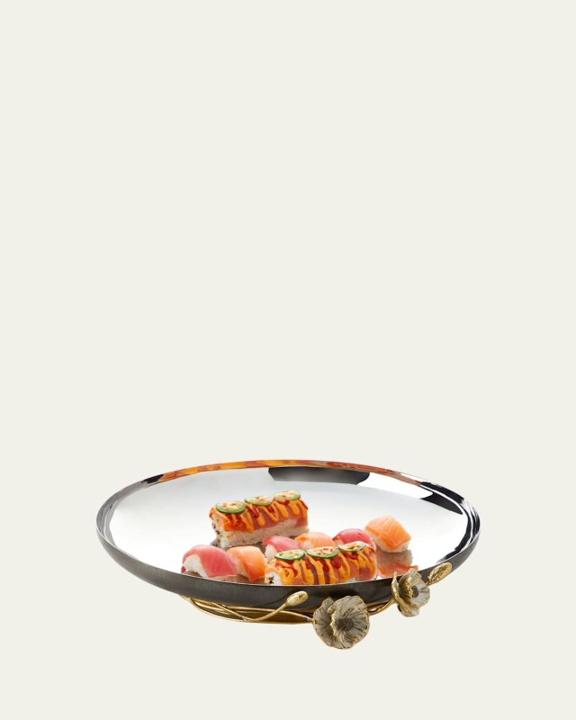 Anemone Large Footed Platter